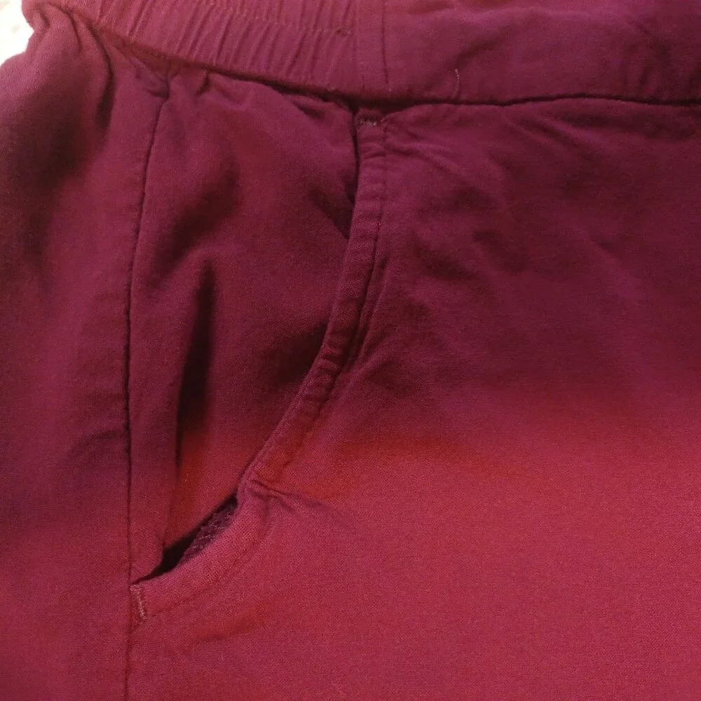 Express Women's Short Shorts with Lacy Hem XS Dark Red - Picture 3 of 6